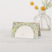 Cartes de nom Mariage Table Vintage Art Nouveau (Devant)