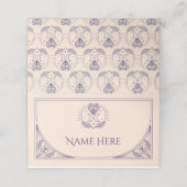 Cartes de nom pliées Mariage Tarot Moon Mystic (Extérieur déplié)