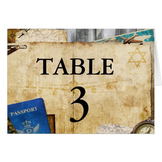 Cartes de nombre affligées par cru de Tableau de (Devant Horizontal)