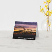 Cartes de note centennales de pont (Fleur jaune)