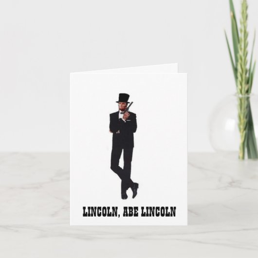 Cartes de note d'Abe d'agent (Devant)