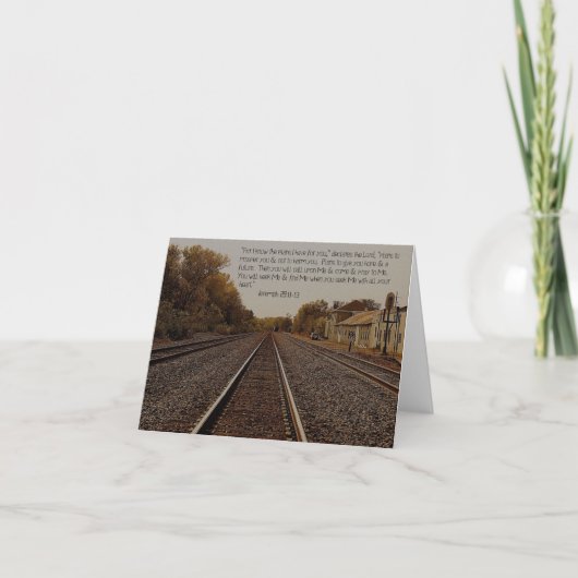 Cartes de note de 29:11 de Jérémie (Devant)