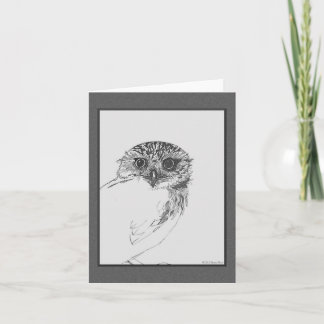 Cartes de note de blanc de petit hibou