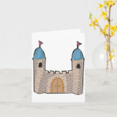 Cartes de note de château (Fleur jaune)