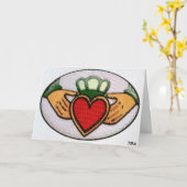 Cartes de note de Claddagh, Tha sincère… - (Fleur jaune)