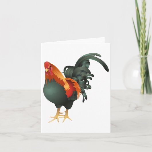 Cartes de note de coq (Devant)