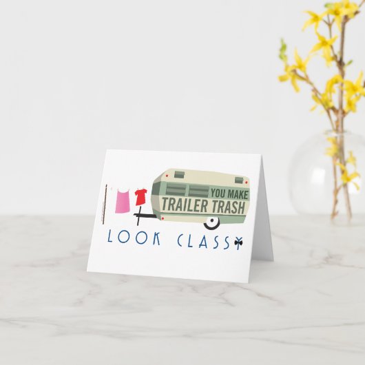 Cartes de note de déchets de remorque (Fleur jaune)