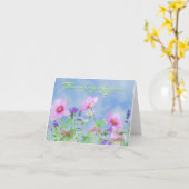 Cartes de note de fleur sauvage (Fleur jaune)