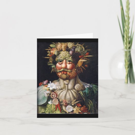 Cartes de note de Giuseppe Arcimboldo Vertumnus (Devant)