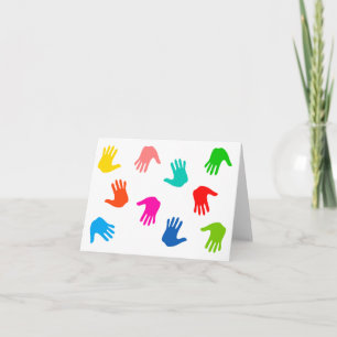 Cartes de note de Handprints