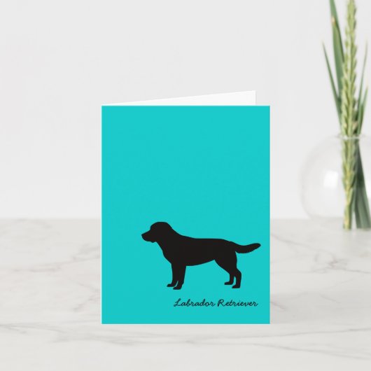 Cartes de note de labrador retriever (Devant)