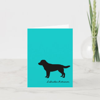 Cartes de note de labrador retriever