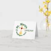 Cartes de note de l'école catholique de St Mary (Fleur jaune)