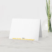Cartes de note de Merci (Dos)