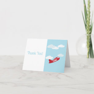 Cartes de note de Merci d'avion