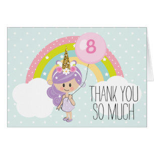Cartes de note de Merci de fête d'anniversaire de