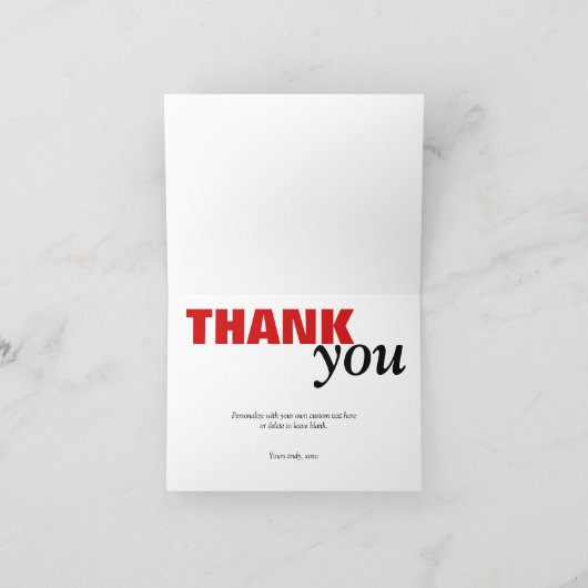 Cartes de note de Merci de M. et de Mme Watermelon (Intérieur)