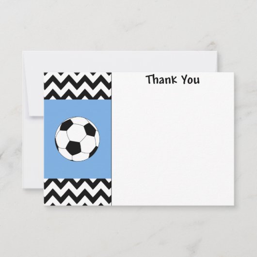 Cartes de note de Merci du football (Devant)