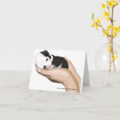 Cartes de note de mitre de bébé (Fleur jaune)