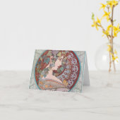 Cartes de note de Nouveau d'art de lierre (Fleur jaune)