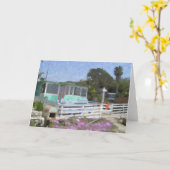 Cartes de note "de pavillon en cristal de crique" (Fleur jaune)