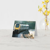 Cartes de note de train (Fleur jaune)