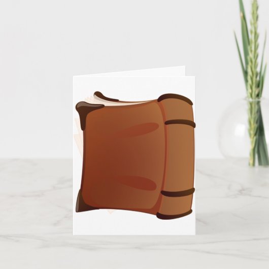 Cartes de note de vieux livre (Devant)