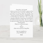 Cartes de note d'Ellen de penny (Dos)