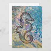 Cartes de note d'hippocampe (Devant / Derrière)