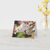 Cartes de note douces de magnolias (Fleur jaune)