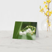 Cartes de note du muguet (Fleur jaune)