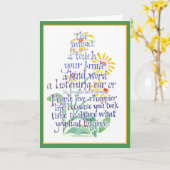 Cartes de note inspirées - impact d'un contact (Fleur jaune)