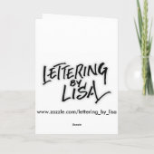 Cartes de note inspirées - une étreinte (Dos)