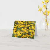 Cartes de note Noir-Eyed de Susans (Fleur jaune)