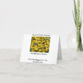 Cartes de note Noir-Eyed de Susans (Dos)