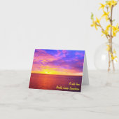 Cartes de note personnelles de flambage de coucher (Fleur jaune)