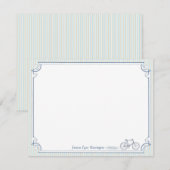 Cartes de note plates personnalisées par (Devant / Derrière)