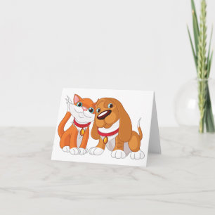 Cartes De Note Pour Chien Et Chat