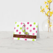 Cartes De Note Pour Le Service De Nettoyage (Fleur jaune)