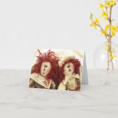 Cartes de note Raggedy de poupées (Fleur jaune)