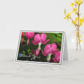 Cartes de note roses de blanc de photographie de (Fleur jaune)