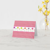 Cartes de note roses mignonnes de concepteur (Fleur jaune)