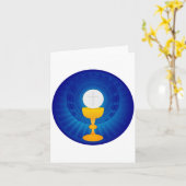 Cartes de note saintes d'eucharistie (Fleur jaune)