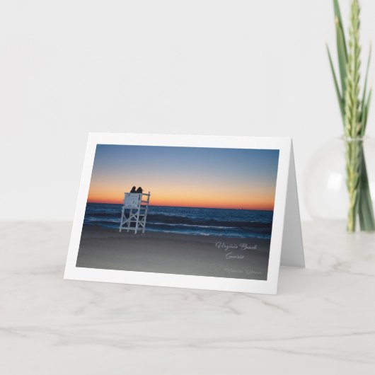 Cartes de note Sunrise de Virginia Beach (Devant)