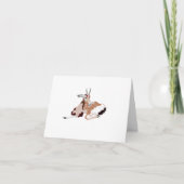 Cartes de notes : A Gazelle (Devant)