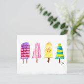 Cartes de notes à main tirées de pastèques aquarel (Debout devant)