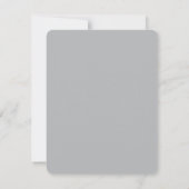 Cartes de notes à monogramme initial personnalisée (Dos)