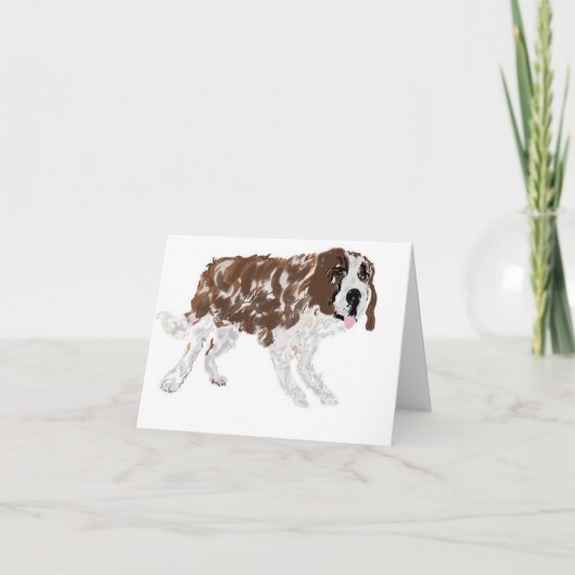 Cartes de notes adorable chien (Devant)