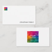 Cartes de notes Ajouter un logo texte ici Modèle s (Devant / Derrière)