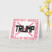Cartes de notes anti-Trump (Fleur jaune)